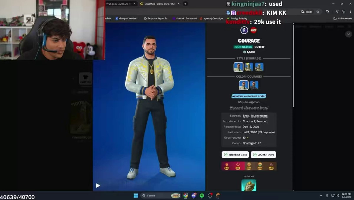 StableRonaldo calls Clix over Fortnite Icon skin sales